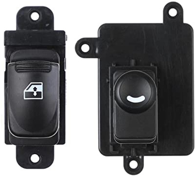 Ventana Principal Botonera 93575-1Z000 Para Hyundai I30 Interruptor De Control De Elevalunas Eléctrico De Coche Lado Del Pasajero Delantero Derecho 93580-1E000(2 pcs)