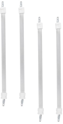 Mikikit 4 Pièces Tube de Chauffage Électrique Quartz Haute Efficacité Élément de Remplacement pour Radiateur Solaire Compatible Fours Électriques et Chauffages de Terrasse pour
