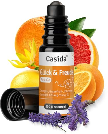 Casida Glück & Freude Roll-On – für gute Laune, naturreine Öle – 10 ml