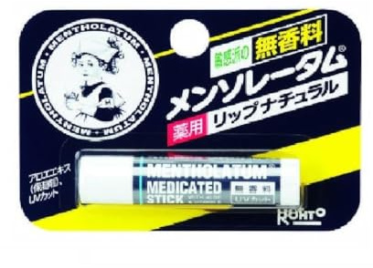Rohto MENTHOLATUM LipCare Medicated Lip Cream Unscented 4.5g