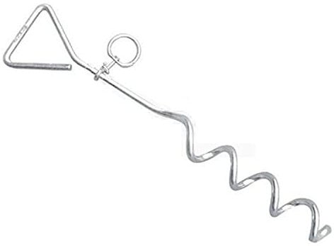 Metal Screw-In Dog Lead Stake