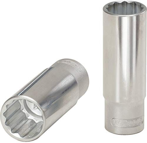 KS TOOLS 917.1273 Douille Longue 12 Pans 1/2 27 mm Chromemat