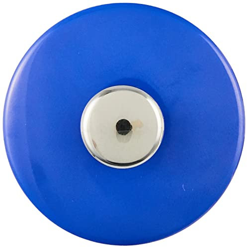 Spirella Handtuchhaken Haken Selbstklebend Bad und Küche Bowl Handtuchhalter Kleiderhaken Ohne Bohren Ø5 cm - Blau