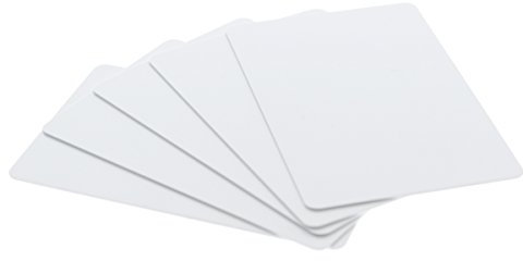 Blanko PVC-Karten für ID Badge Drucker – Graphic Qualität Weiß Kunststoff CR80 30 mil (cr8030) durch Specialist ID – Kompatibel mit den meisten Foto ID Badge Drucker 100er-Pack weiß