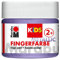 Marabu 03030050750 - Kids Fingerfarbe metallic violett 100 ml, Fingermalfarbe auf Wasserbasis, parabenfrei, vegan, laktosefrei, glutenfrei, zum Malen in Kindergarten, Schule, Therapie und zu Hause