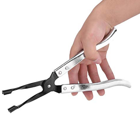 KIMISS Pince de Joint Automatique de Voiture, Longue Pince Universelle de Solvant D'outil de Retrait de Joint de Tige de Valve de 27cm