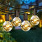 Lichterkette Außen Hängend Lichterkette Glühbirnen G40 8m 28er Birnen Lichterkette Garten für Weihnachten Hochzeit Party Aussen Dekoration Warmweiß, IP44 Wasserdichte (25 Birnen mit 3 Ersatzbirnen)