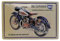 LUCKYLINDE geprägtes Blechschild passend für NSU Motorrad und Moped Fans, Deko Werkstatt, Garagen Oldtimer Schild 20 x 30 cm (Supermax)