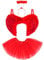 Red Angel & Devil Wings and Halo Costume - Women's Fallen Angel & Demon Wings Tutu - Cupid Costume