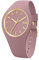 ICE-WATCH - Ice Glam Brushed Fall Rose - Montre Rose pour Femme avec Bracelet en Silicone - 019524 (Small)