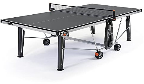 Cornilleau 500 Indoor Tischtennisplatte - Klappbar - 22 mm Platte für hervorragenden Rückprall - Einzelspiel möglich, inkl. Netz - TÜV-Zertifiziert