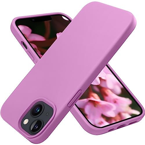 OTOFLY Designed for iPhone 13 Case, Silicone Shockproof Slim Thin Phone Case for iPhone 13 6.1 inch (Lilac Purple)