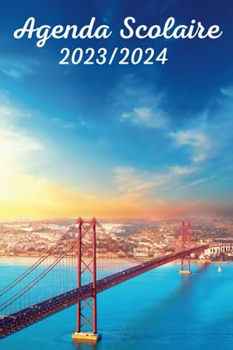 Agenda scolaire 2023 2024 Portugal: Organisateur Scolaire Avec Programmes Personnels , Emploi du Temps , Une semaine sur 2 pages , Primaire, Collège, Lycée pour Fille et Garçon , Enfant , Adulte