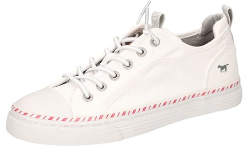 MUSTANG Damen Schnürhalbschuh in weiß - Gr. 39