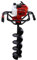 Trivella a scoppio 62cc, punta 20cm x 80cm, 2 tempi, 0-170 giri/min, 12,5 kg