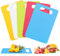 5Pcs Flexible Plastic Cutting Board Mats, Colored Mats, BPA-Free, Non-Porous, Gripped Back and Dishwasher Safe,11.4 in x 7.5 in, 2mm Thickness