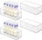 Hudgan 4 PCS Breastmilk Storage Container Set, Space-efficient for Breast Milk Storage in Fridge Freezer, Fits The Lansinoh and Medela Bags