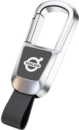 INTEAU Auto Schlüsselanhänger für Volvo EX40, Zink-Legierung Schlüsselringen Autoschlüsselbund Auto Schlüsselring Auto Schlüssel Anhänger Zubehör,A