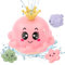 Vicloon Badewannenspielzeug, Baby Badespielzeug, Oktopus Badewanne Spielzeug mit LED Licht, Automatischer Wasserstrahl Pool Spielzeug Kinder, Geschenk für Baby Kinder ab 1 2 3 Jahr - Rosa
