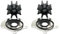 GSwReJ 2 Packung Wasserpumpe-Laufrad kompatibel mit Mercruiser Bravo Sterndrives Models 47-59362q01 47-59362T1 47-59362 A1 18-3087 GLM 12084