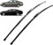 Wischerblätter vorne für Windschutzscheibe, Für Jaguar XF 2007-2015 23+19, Autowischer Scheibenwischer-Set