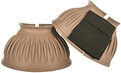 HKM 8605 Springglocken Atlanta, Gummispringglocken Gummi Hufglocken, Taupe, L