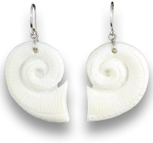 ISLAND PIERCINGS 925er Sterling Silber Ohrringe im Maori Design Handarbeit ER230