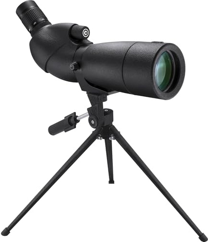 Barska AB12356 Level 20-60x65 Waterproof Spotting Scope for Target Shooting and Birding, Black, Model: AD12356