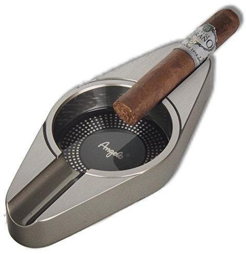 Lifestyle-Ambiente 2er Design - Zigarrenascher Silver Edtion inkl Tastingbogen