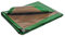 TECPLAST Bâche Bois 10x15 m HQ250BO Verte et Marron - Haute Performance - Bâche de protection étanche pour Bois de chauffage