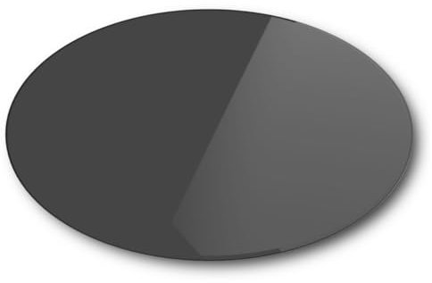 Euro Tische Glasplatte für Kaminofen und Tischplatte in 60cm Facettenschliff, Schutzplatte mit 6mm ESG Sicherheitsglas, Funkenschutzplatte, Glasboden für Kamin (Schwarz)