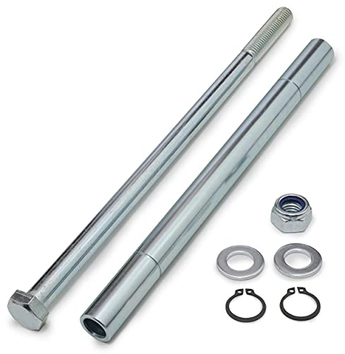 Easyboost Subframe Achse Motorbolzen und Distanzhülse für Yamaha Aerox Jog-R Minarelli Liegend 3KJ2148100-4CUE531700 Lieferung mit Sicherungsringen Unterlegscheiben und Mutter