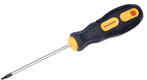 Sourcingmap Torx Screwdriver, T5 Magnetic Star Screw Driver with 3 CR-V Shaft and Black Blue Handle
