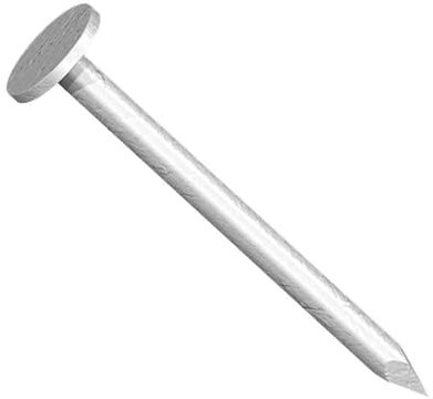 Sitemate Extra Large Head Clout Nails - 3/4 (20mm) - 3.00 Gauge - 25 Kg Box - Galvanised