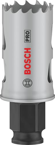 Bosch 1x PRO Multi Material Power Change Plus Hole Saw (for Softwood, Drywall, Ø 27 mm, Professional Accessory Rotary Drill/Drivers)