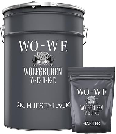 WO-WE PEINTURE CARRELAGE cuisine & salle de bain - RÉSINE BI-COMPOSANTE W712 Bleu outremer - 5Kg