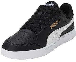 PUMA Caracal, Unisex-Sneaker für Erwachsene, Mehrfarbig (PUMA Black PUMA White PUMA Team Gold), 36 EU