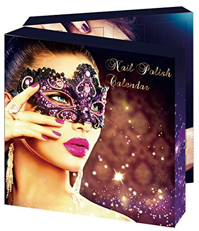 accentra Nagellack-Adventskalender Purple, 300 g