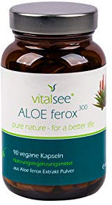 Vitalsee ALOE ferox 300 Extrakt - 90 Kapseln - hergestellt in Österreich – lichtgeschützt, vegan, ISO & GMP-zertifiziert
