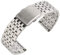 A1-Brave uhrenarmband 18/20 / 22mm Silberne Hohle Edelstahl-Uhrenarmband Faltschließe mit Sicherheits-Band for Mann-Frauen Uhren Ersatz-Armband Faltschließe (Band Width : 18mm)