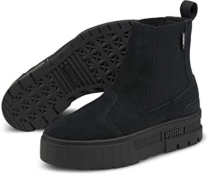 PUMA Mayze Chelsea Suede Sneaker Damen schwarz, 36 Damen