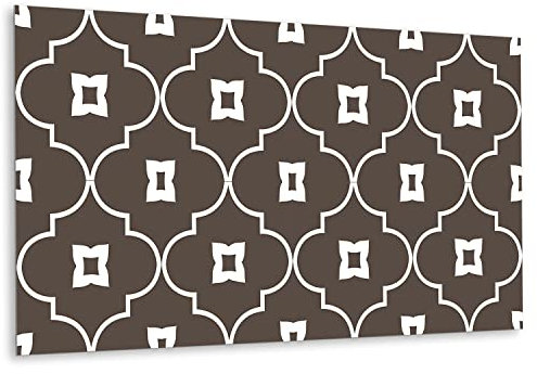 Decormat Selbstklebende Vinyl Spritzschutz 100x50cm Deko Aufkleber PVC Bodenbeläge zum Badezimmer für die Küche Selbstklebende Tapete Wandaufkleber - Orientalisches Motiv