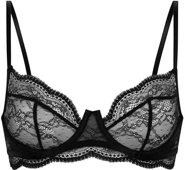 HUNKEMÖLLER Unwattierter Bügel-BH Isabelle - Caviar - 85D
