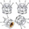 Stakee 4pcs Autoradventilkappe Kronen Reifen Ventilkappe Autoradstaubkappen Universal Reifenkappe Autoradzubehör