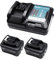 GOLEMON® 2 batterie BL1041B da 4,0 Ah e caricabatterie DC10WD per Makita Batteria BL1040B Bl1021B BL1020B BL1016 BL1015; ricambio per caricatore Makita DC10SB DC10WC DC10RE