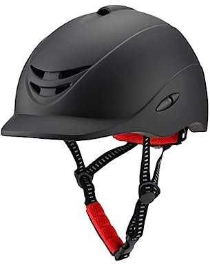 Amagogo Reithelm, Pferdeausrüstung, verstellbar, leicht, für Herren und Damen, Reitkappen, Reitkappe für Outdoor-REIT-Performance, l