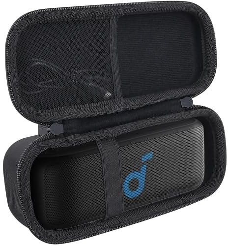 co2CREA Harte Tragetasche Etui Tasche für Soundcore Select 3 / Select 2S / Motion 100 Tragbarer Bluetooth Lautsprecher,Nur Tasche