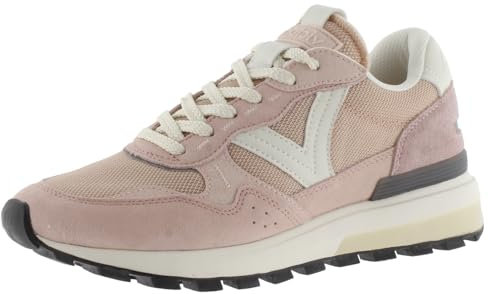 victoria Basket Luna Rejilla & Suela Dentada & Contraste Rosa 37