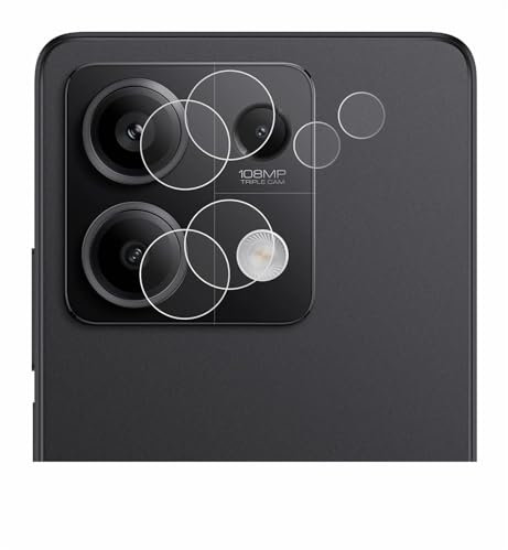 BROTECT Protector Pantalla para Xiaomi Redmi Note 13 Pro 5G (SÓLO Cámara) Protector Transparente (2 Unidades) Anti-Huellas