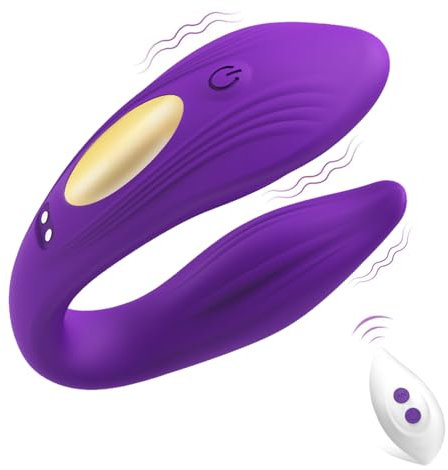 LYAMais Abgelegen G-Punkt-Vibratoren Paar-Vibratoren mit Ultradünne und Komfortable Klitoris-Frauenvibrator mit 10 Intensiven Vibrationen Wasserdichtes Sex Spielzeug für Die Frau und Paare（Lila）